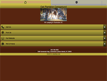 Tablet Screenshot of campingincharleston.com